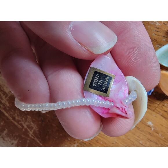 Lot 2 Shell Necklaces Vacay Cruise Fashion Jewelry Costume Tropical Summer - Picture 6 of 8